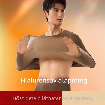 Férfi ultra vékony nylon alapréteg, antistatikus, rugalmas, melegen tart, szoros illeszkedés őszi-téli viselethez