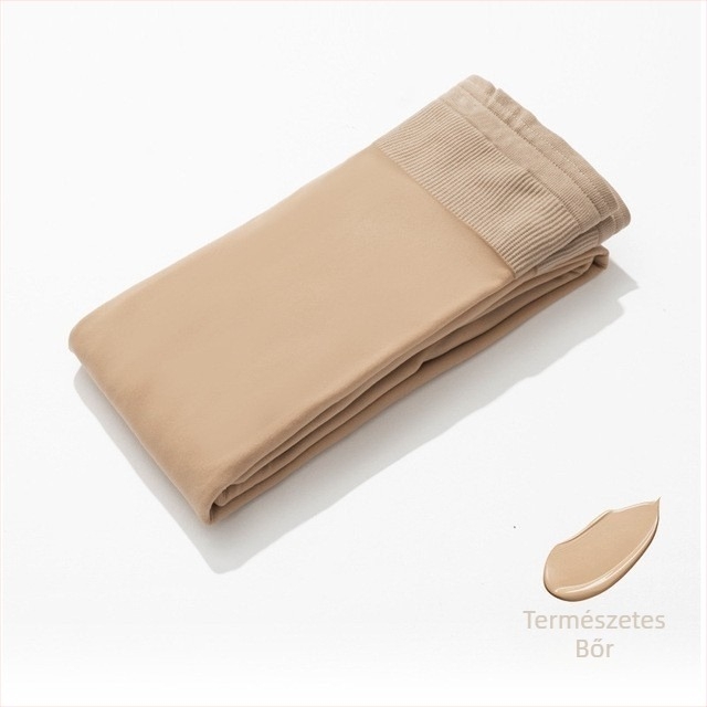 Combtól érő harisnya fleece belsővel, nylon 180D, fekete