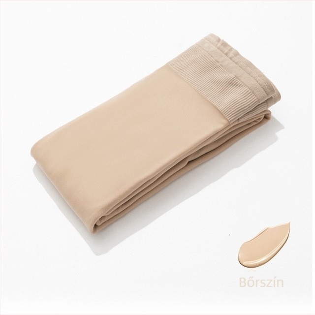 Combtól érő harisnya fleece belsővel, nylon 180D, fekete