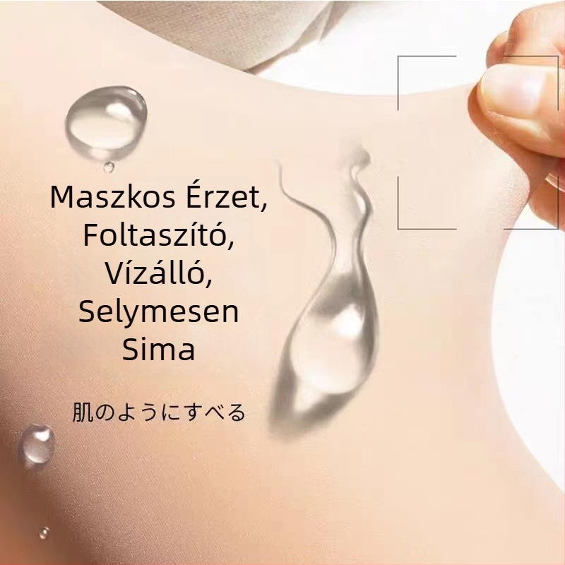 Őszi–téli nylonból készült vastag bélelt harisnyanadrág, természetes nude hatás, japán stílus