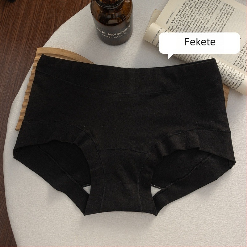 Női pamut alsónemű középmagas derekú, lélegző, antibakteriális 10A, pamut bélés
