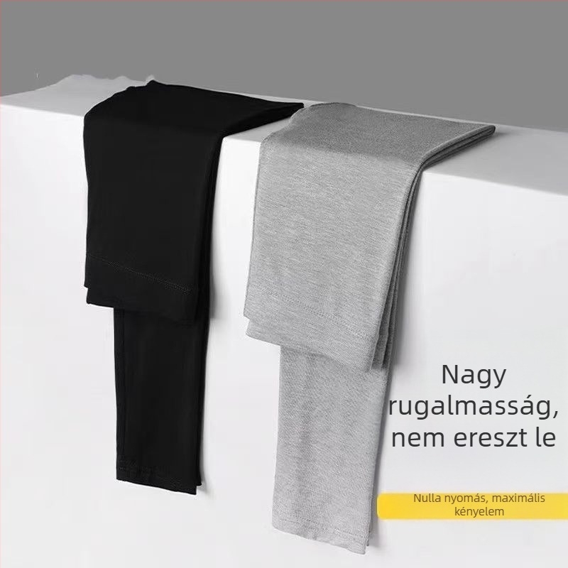 Női vékony modal leggings, 9/10 hosszú, meleg alapréteg tavasszal és ősszel