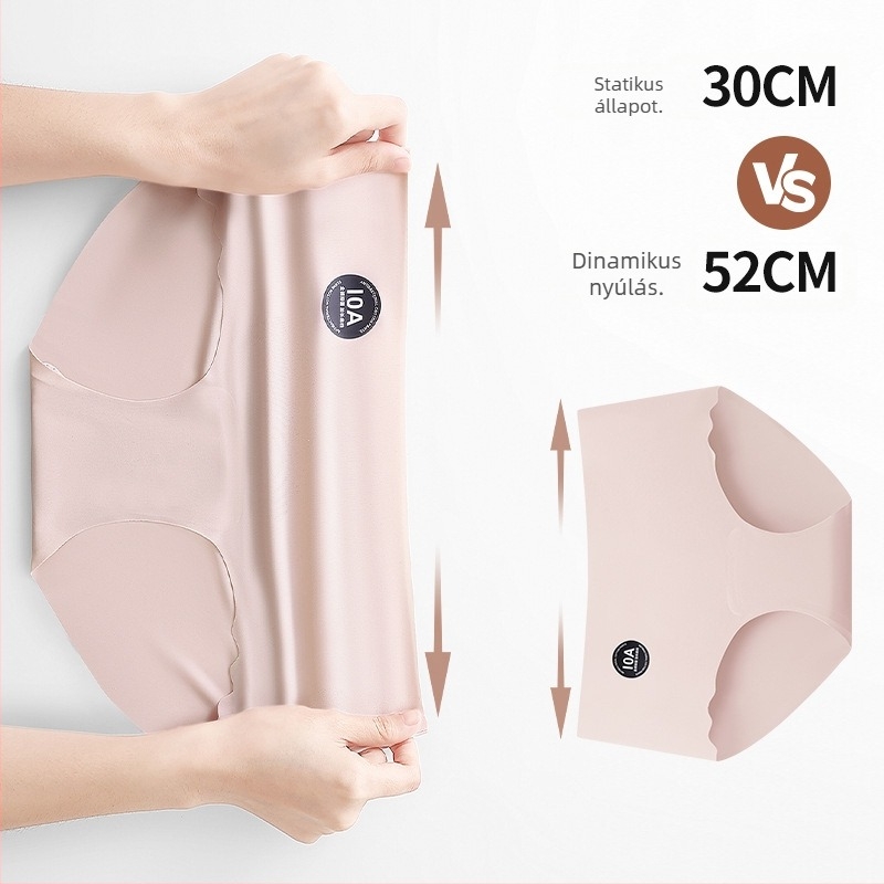 Ashmi 10A antibakteriális ice silk női fehérnemű, magas derekú, hasformázó, fenékemelő, kényelmes, plusz méret