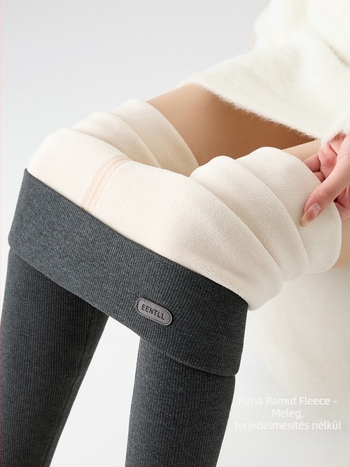 TT2439 Őszi–téli vastag fleece-béléssel ellátott termo leggings nőknek