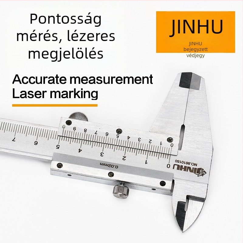 Golden Tiger Vernier tolókalapács, mechanikus kijelző, megmunkáláshoz, 50 darabos csomag