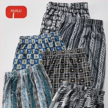 Férfi pamut boxeralsó nyomtatással, középmagas derekú, 2 darabos csomag, 100% pamut