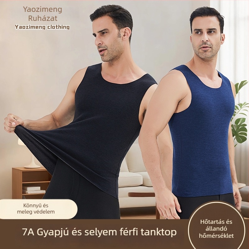 Termikus mellény, 100% gyapjú, antibakteriális, melegen tartó, vastagság 251–300 g/m², kerek nyakú, uniszex alapréteg