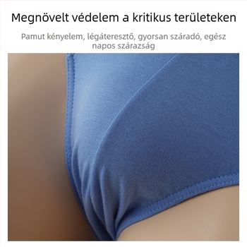 Férfi pamut alsónemű, középmagas derekú, laza szabású, plusz méret