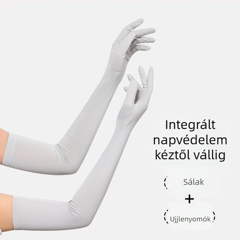 UV-védett alkarvédő nyárra, ice silk anyagú nylon 71–80%, eredeti dizájn, vezetéshez