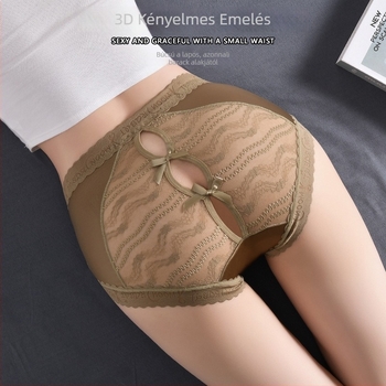Magas derekú női alsónemű, Ice Silk anyag, fő anyag nylon, látható vonal nélkül, hasi kontroll