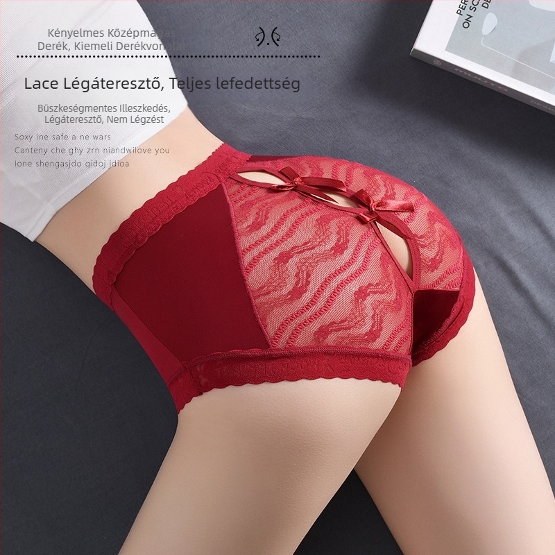 Magas derekú női alsónemű, Ice Silk anyag, fő anyag nylon, látható vonal nélkül, hasi kontroll