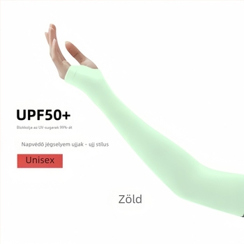 Nyári kerékpáros UV-védelmet nyújtó Ice Silk karvédők, vékonyak, lazán szabottak, nőknek
