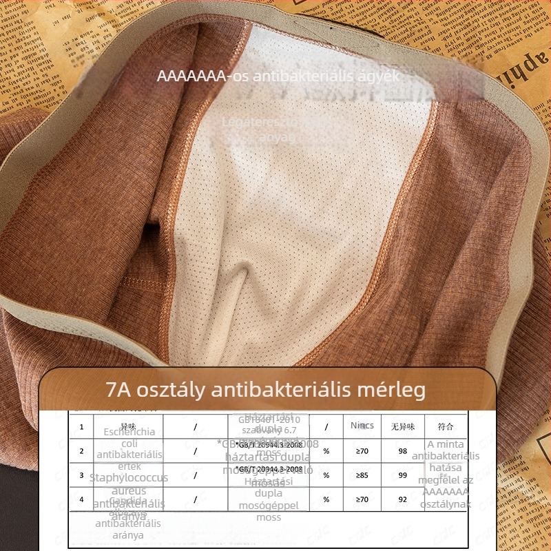 Férfi boxeralsó, tiszta pamutból, középmagas derekú, jacquard szövés, légáteresztő