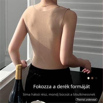 Derong termális mellény beépített melltámasz-párnával, fleece-béléssel és vastag alapréteggel nőknek