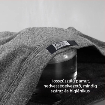 Langsha férfi boxeralsó 95–100% pamutból, lélegző és antibakteriális, középmagas derekú, kötött