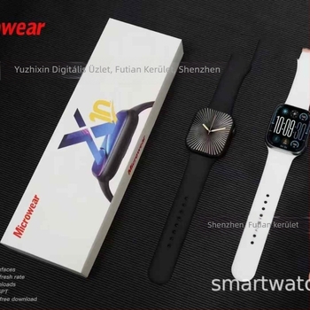 Microwear S10 Határokon átívelő okosóra — W10, W10P, W10Pmini, S10, S10P — lépésszámláló, pulzusmérés, Bluetooth, vezeték nélküli töltés, iOS kompatibilis