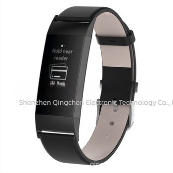 Fitbit Charge 3-hoz készült bőrszíj – Cortex anyag, Qing Chen márka, 20 g, 2018