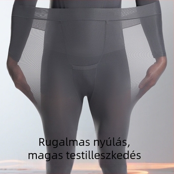 Őszi–téli férfi alapréteg készlet kamélia olajjal, antistatikus, vékony és meleg, bőrbarát érzet, nagy rugalmasság.