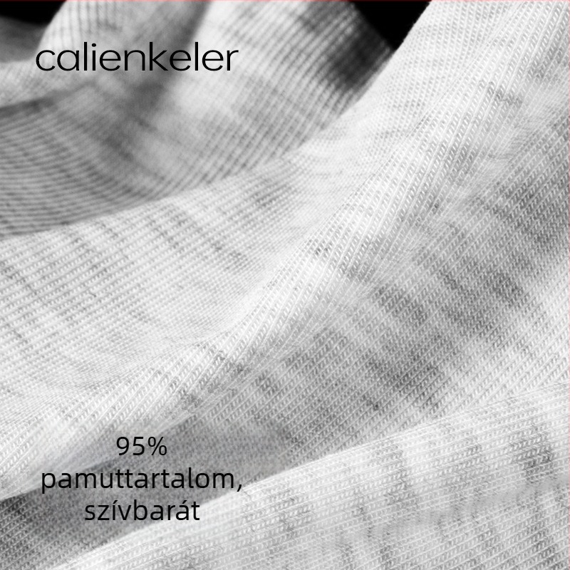 CalienKeler Férfi pamut alsónemű, laza szabású, légáteresztő, antibakteriális, 2025