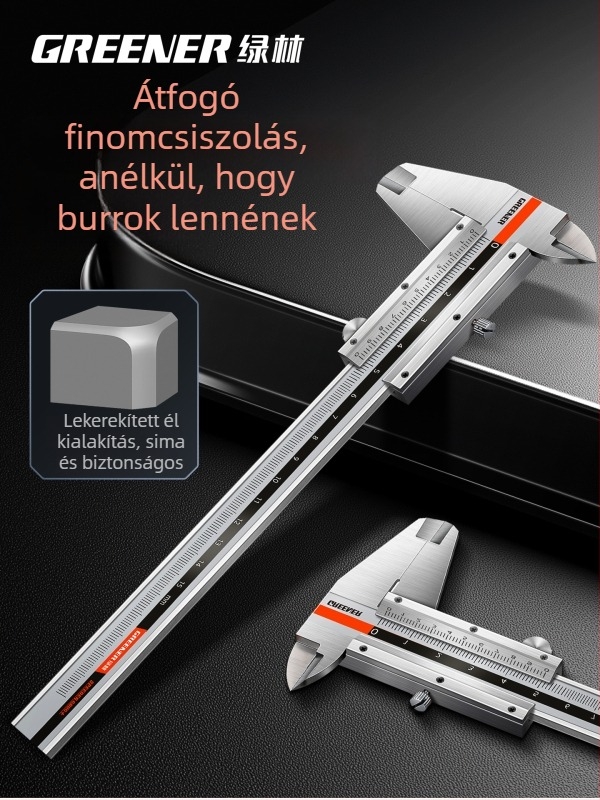 Greener vernier tolómérő digitális kijelzővel, nagy pontosságú, ipari kivitel, háztartási használatra