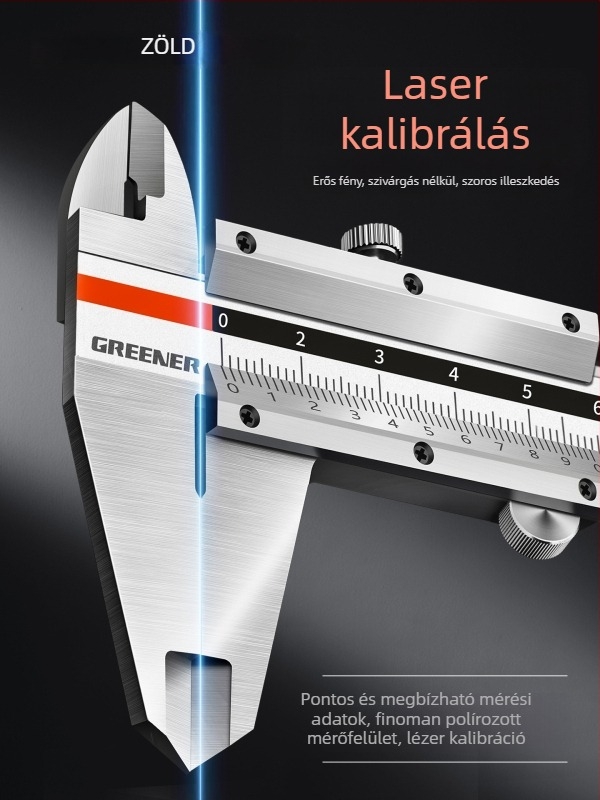 Greener vernier tolómérő digitális kijelzővel, nagy pontosságú, ipari kivitel, háztartási használatra