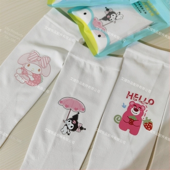 Gyerekek UV-védő sleeves – nylonból, ice-silk textúra, légies, aranyos stílus