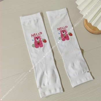 Gyerekek UV-védő sleeves – nylonból, ice-silk textúra, légies, aranyos stílus
