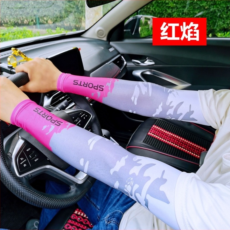 Ice Silk karvédők UV-védelemmel, uniszex, nyár, vezetéshez és kerékpározáshoz, laza szabású
