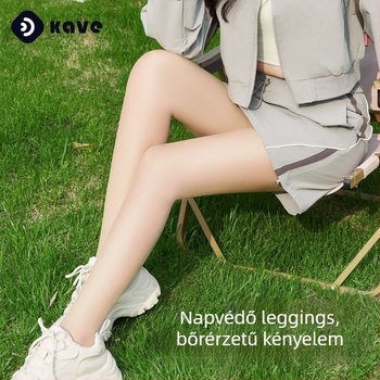 Női nyári harisnya - 15D nylon, napvédelem, láthatatlan, formázó, egyszínű, 70–80% nylon-tartalom