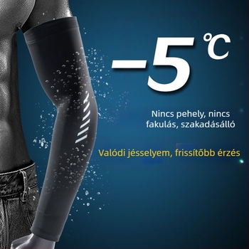 Ice Silk UV-védő ujjvégek - Hosszított kivitel vezetéshez és kerékpározáshoz, Modell BX-6, 81–95% Modal rost, 11–20% Poliészter, Nyár 2025