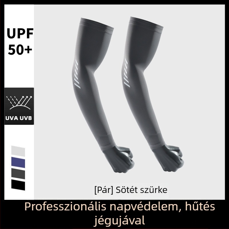 Ice Silk UV-védő ujjvégek - Hosszított kivitel vezetéshez és kerékpározáshoz, Modell BX-6, 81–95% Modal rost, 11–20% Poliészter, Nyár 2025