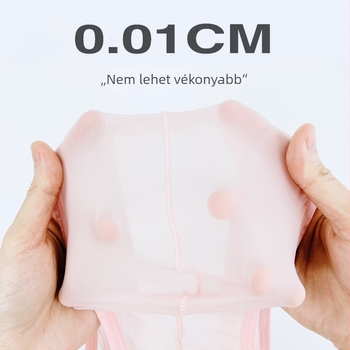 Férfi alsónemű — Ice Silk nylon, kötött, alacsony derék, nyom nélkül, fenékemelés, légáteresztő