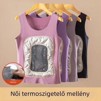 Női termos mellény fleece bélésével, vastag belső réteggel a téli melegért