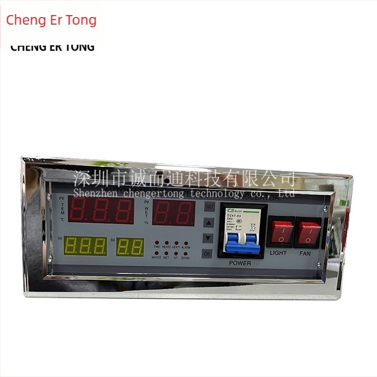 Inkubátor szabályozó XM-18D, mikroprocesszoros hőmérséklet- és páratartalom-szabályozó, beépített telepítés, 160-240V, ipari alkalmazás