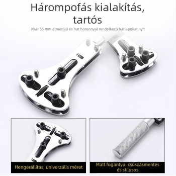 Óra hátsófedél nyitó készlet, óraszerelő készlet, szétszerelési és elemcsere eszközök
