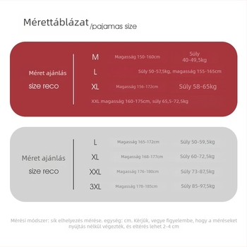 Pár pizsama készlet, 100% pamut, V-nyakú, hosszú ujjú, hosszú nadrágos, otthoni viselet