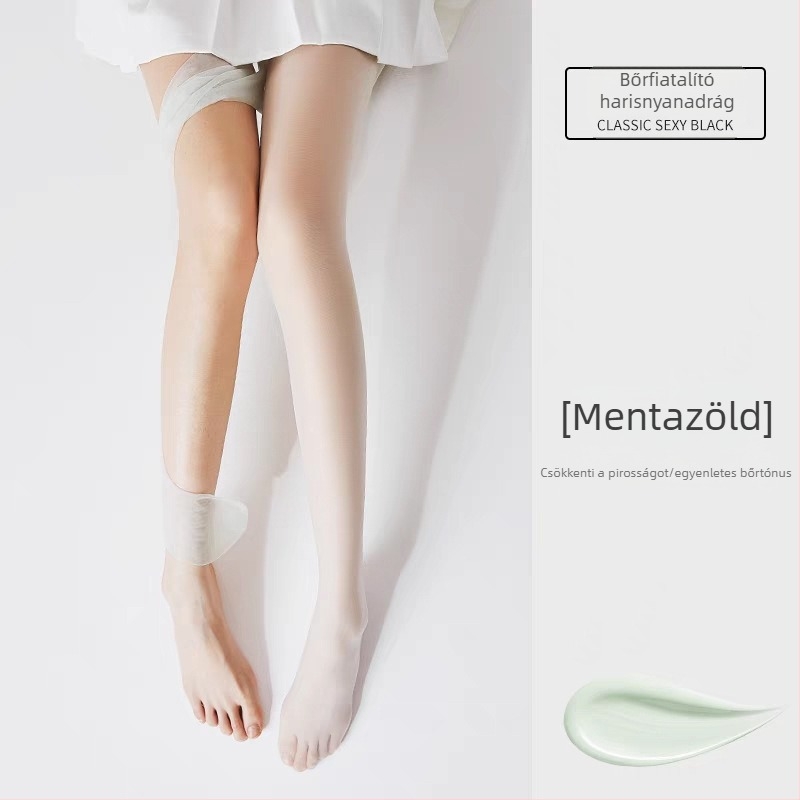 Mint Mambo női harisnya, ultratisz nyári nylon harisnya, anti-akasztás, bőr simítása és fehérítés, ananász zokni