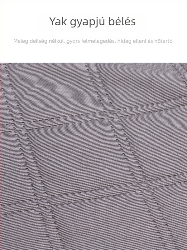 Férfi ing fleece-bélessel, 100% pamut, herringbone minta, hosszú ujjú, gombos gallér