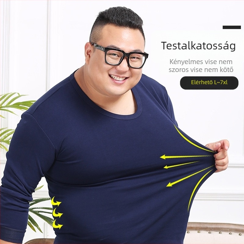 Milk Silk Brushed Termál alapréteg készlet, hosszú ujjú, kerek nyak, 80–90% poliészter