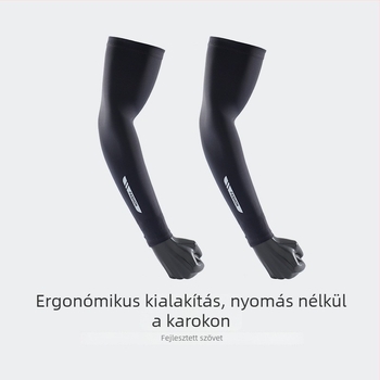 Karvédő (ice-silk, UV védelem, vezetés és kültéri sportok; poliészter 71–80%)
