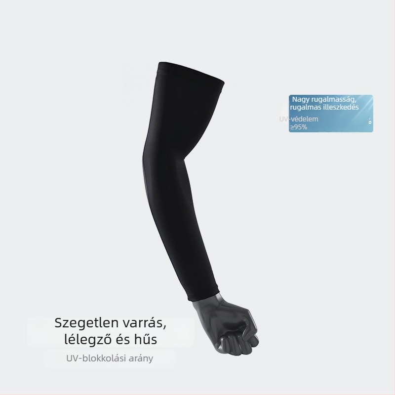 Karvédő (ice-silk, UV védelem, vezetés és kültéri sportok; poliészter 71–80%)