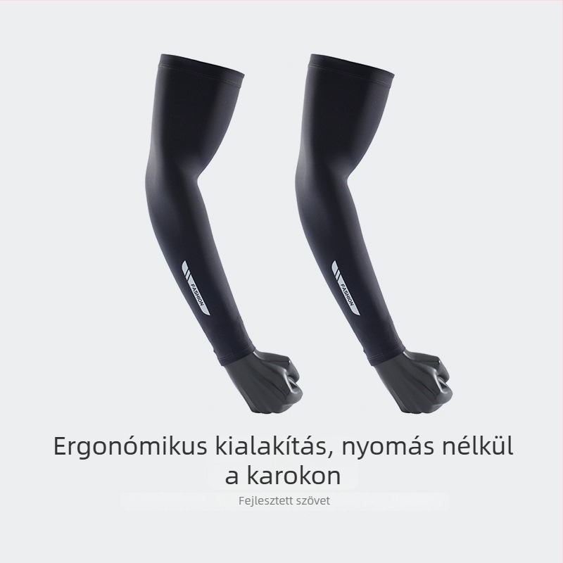 Karvédő (ice-silk, UV védelem, vezetés és kültéri sportok; poliészter 71–80%)