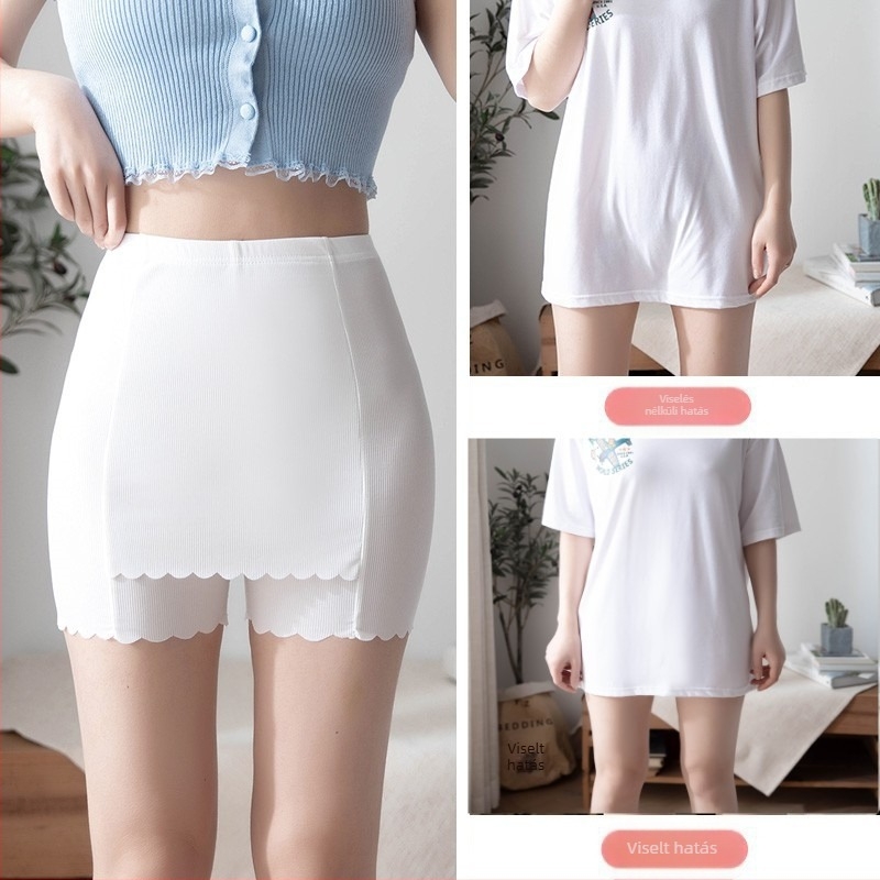 Ice Silk terhességi leggings, varrás nélküli, 3/4 hosszú, extra fedés, átlátszóság elleni védelem