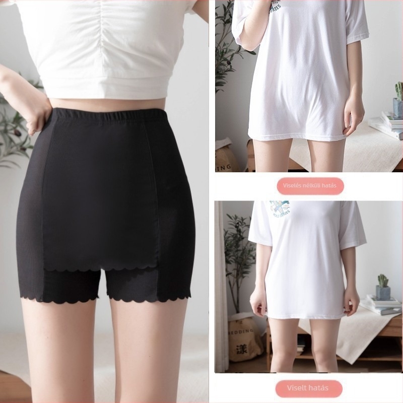 Ice Silk terhességi leggings, varrás nélküli, 3/4 hosszú, extra fedés, átlátszóság elleni védelem