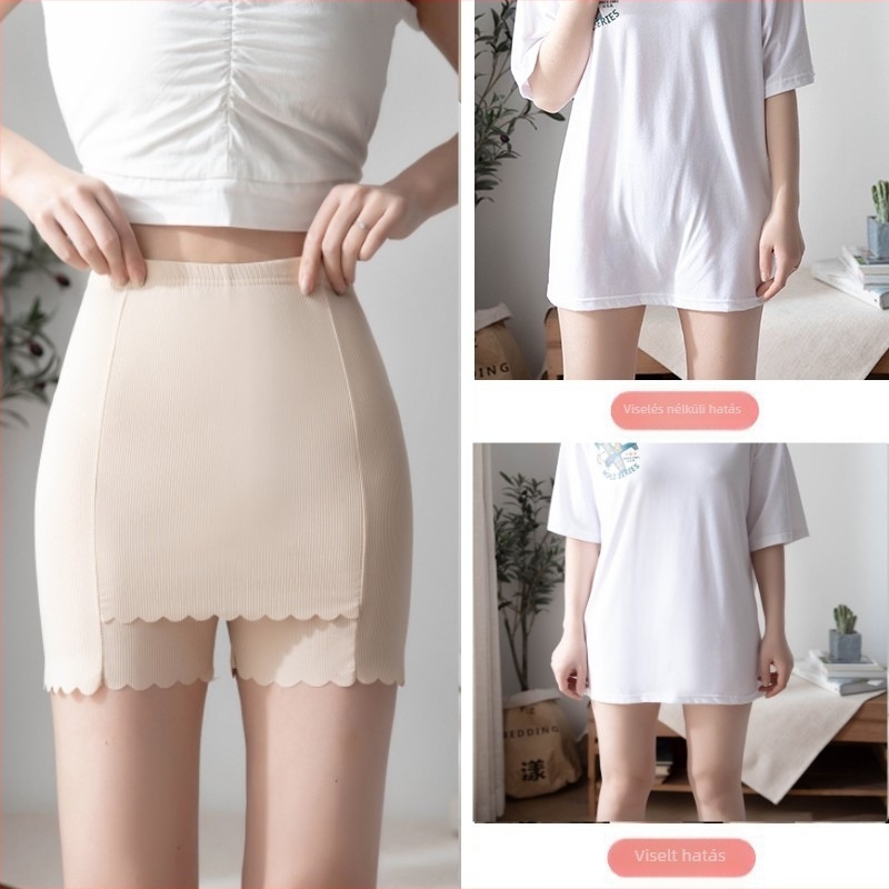 Ice Silk terhességi leggings, varrás nélküli, 3/4 hosszú, extra fedés, átlátszóság elleni védelem