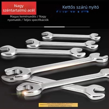 Kétfejű nyitott végű kulcs autójavításhoz, magas széntartalmú acél, felületkezelés: részletek, termékszám ALQ5QW3514RRWQ