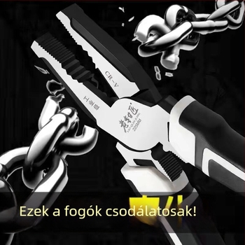 Villásfogó, többfunkciós excentrikus fogó, vágási átmérő 8 mm, fej hossza 105 mm, Old plier sorozat