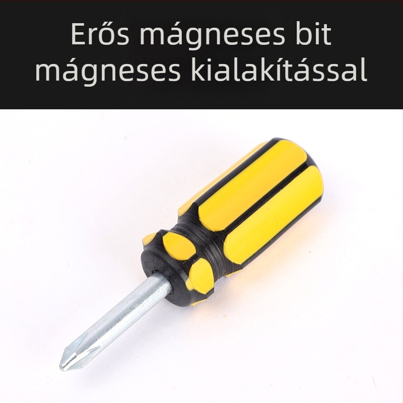 CXH 9 részes csavarhúzó készlet laposfejű, Phillips és hatszögű bitekkel – No.45 acél, otthoni használatra