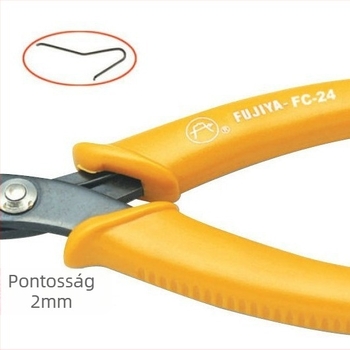 FC-24 lapos végű fogó, 1,0 mm vágási kapacitás, felső vágás
