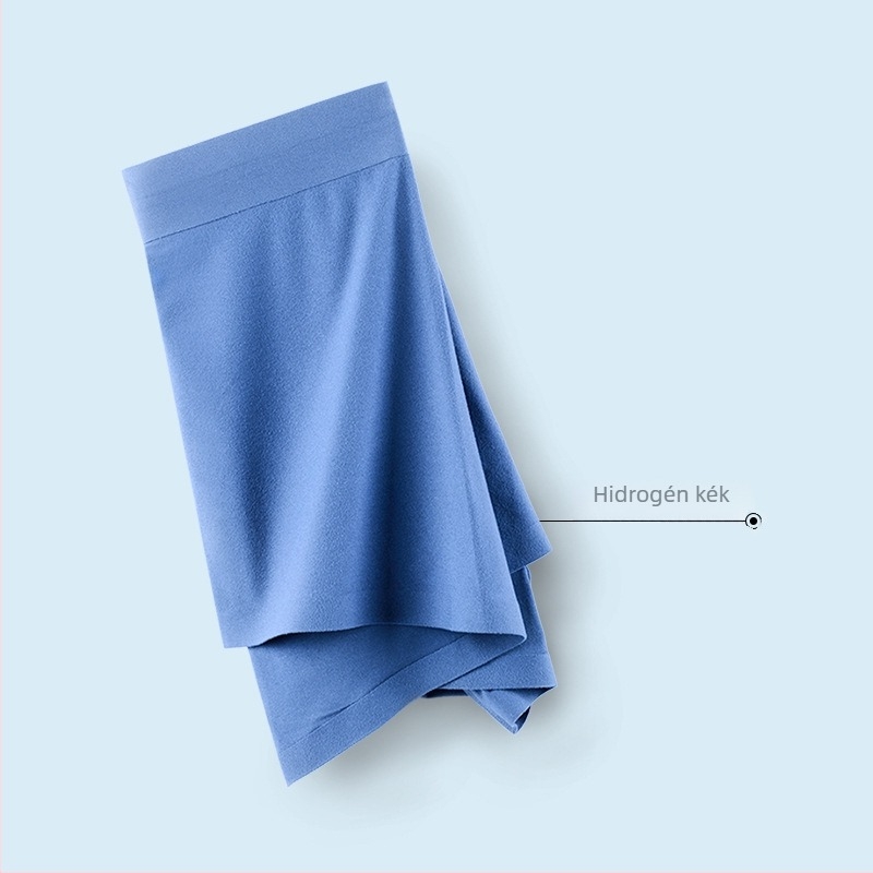 Férfiaknak készült varrat nélküli boxeralsó, puha bolyhos anyag, bélés a keresztnél Mulberry Silk, antibakteriális, egyszínű, pamutszerű érzet